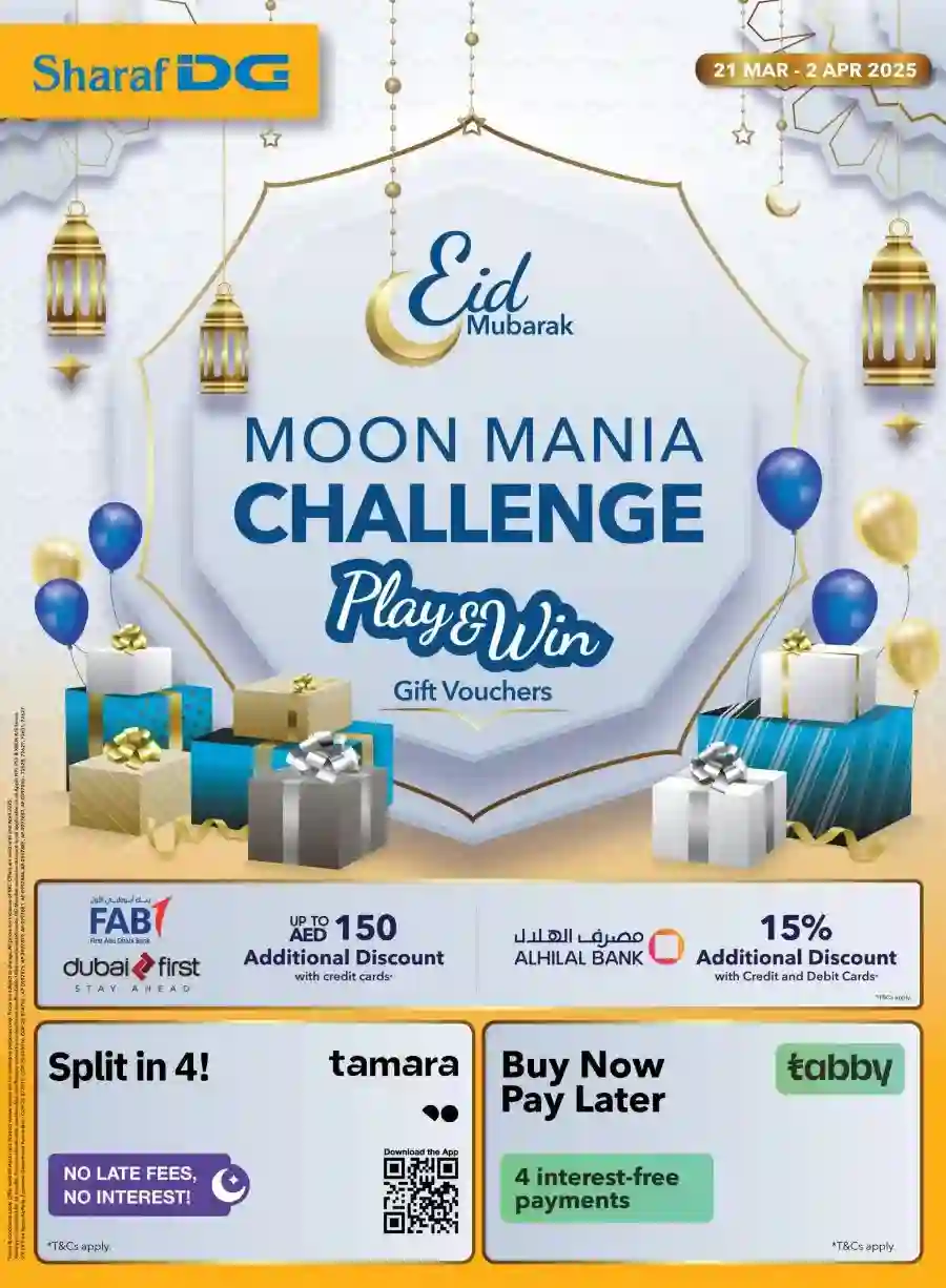 Sharaf DG Eid Promotion – Unmissable Deals from March 21 to April 2, 2025